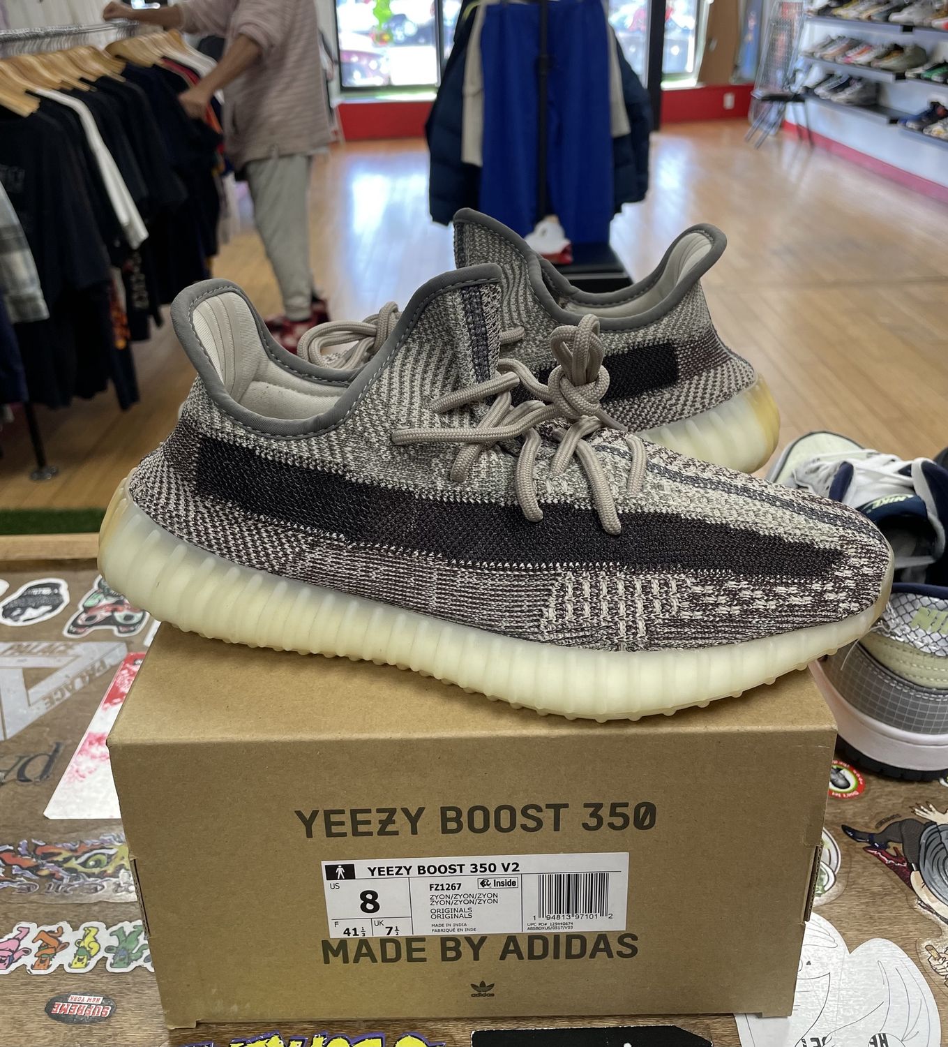 adidas Yeezy Boost 350 V2 Zyon Sz 8 USED