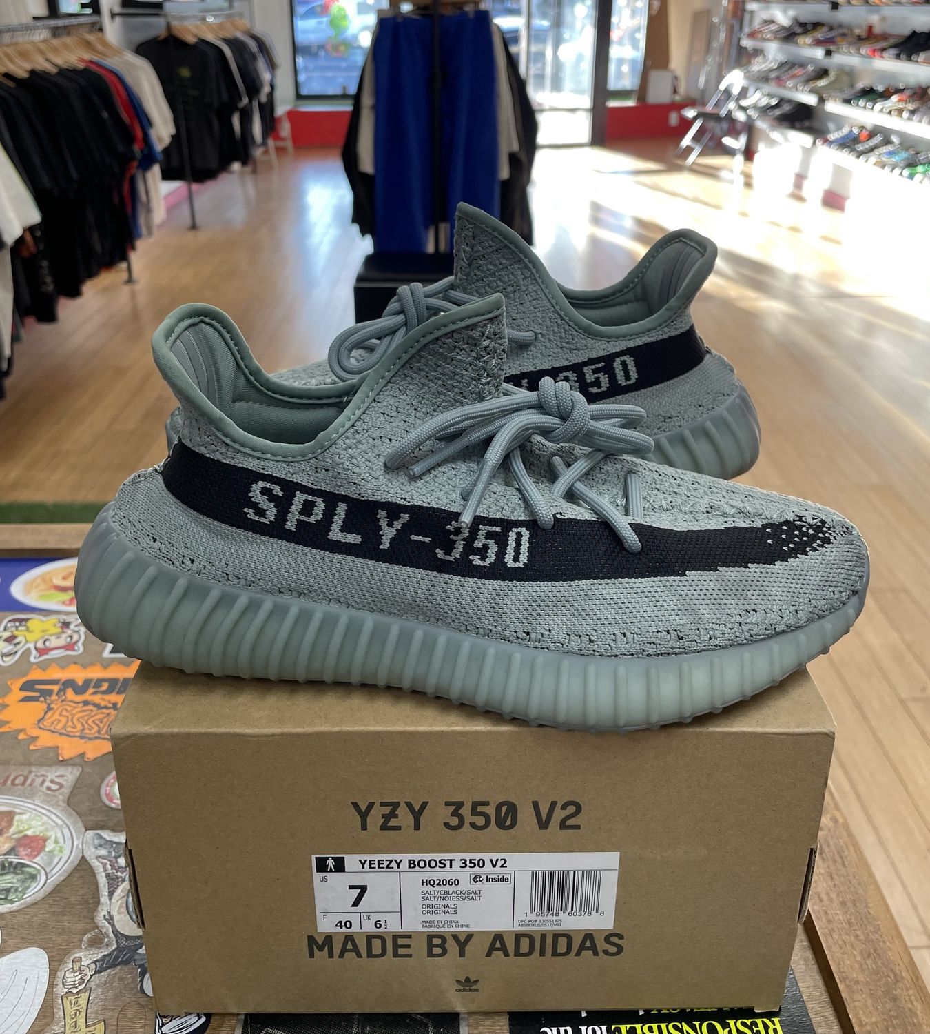 adidas Yeezy Boost 350 V2 Salt Sz 7