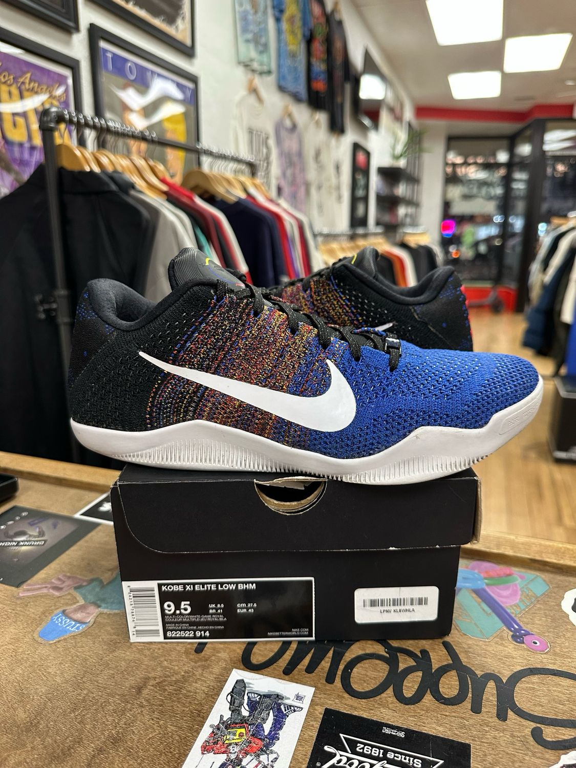 Nike Kobe 11 Elite Low BHM (2016) Sz 9.5 USED