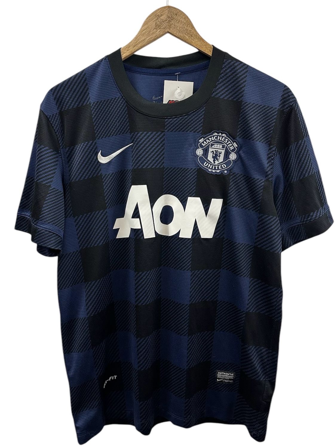 Pre Owned Nike Manchester United  2012-2014 Away Soccer Jersey Size M