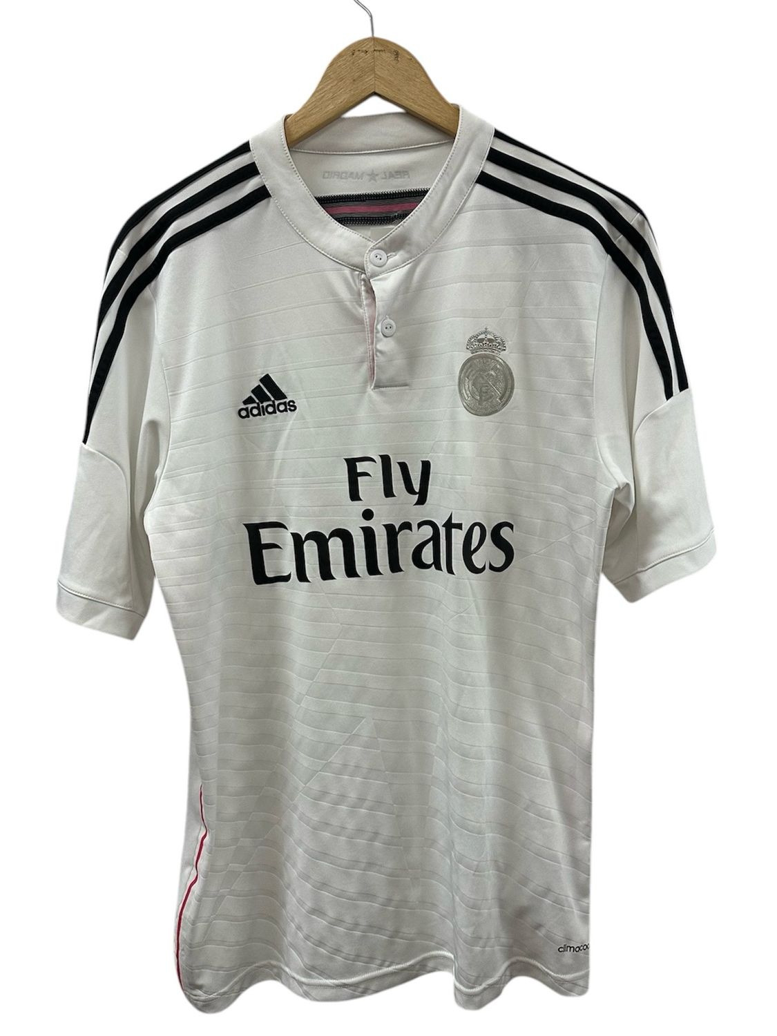 Pre Owned 2014-2015 Adidas Real Madrid Home Soccer Jersey Size M