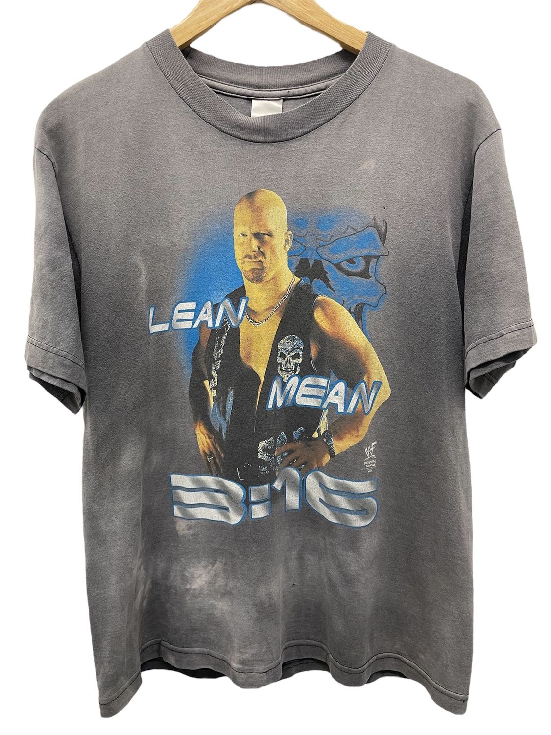 Stone Cold Tee Faded Gray Size Medium