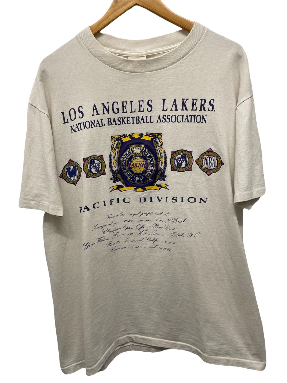 Vintage Nutmeg Lakers Tee Sz XL