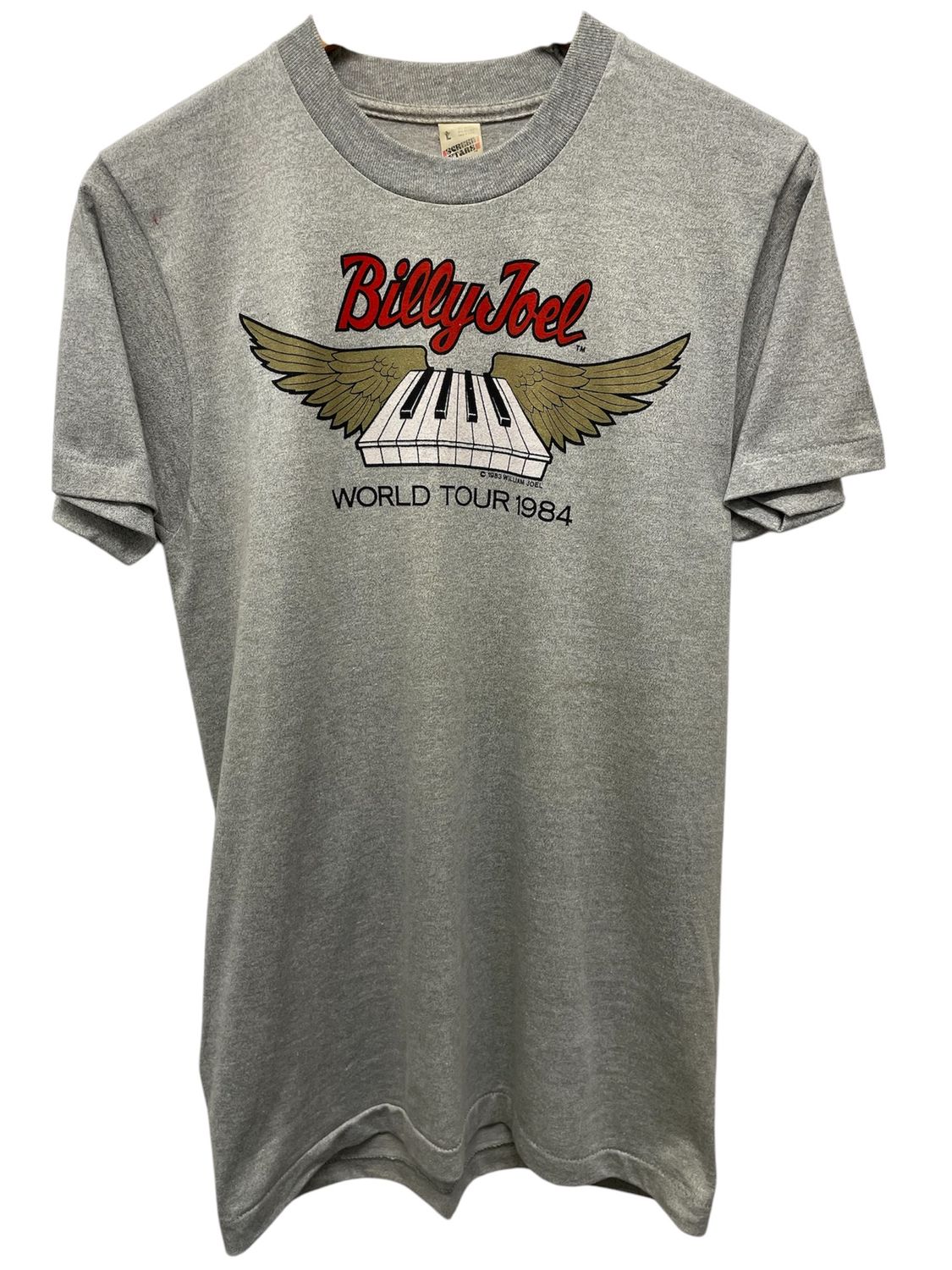 Vtg Billy Joel &#39;84 World Tour Tee Size L