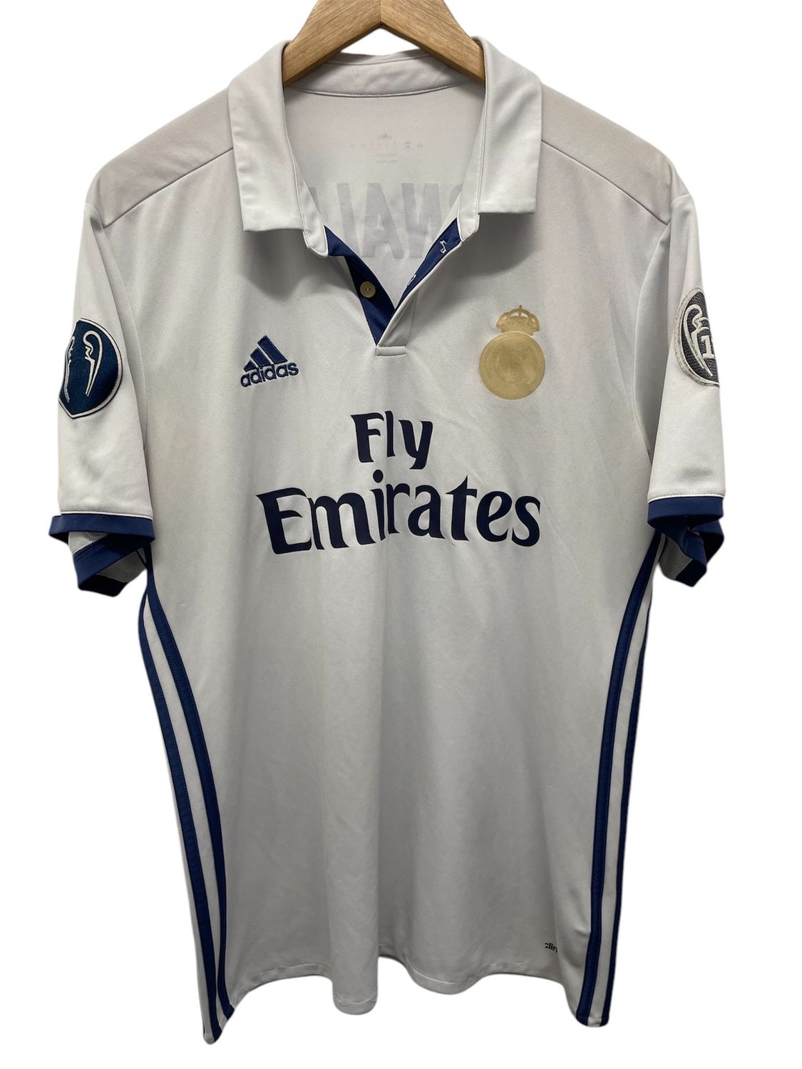 Adidas 2016/2017 FC Real Madrid Ronaldo Kit Sz Large (WORN)