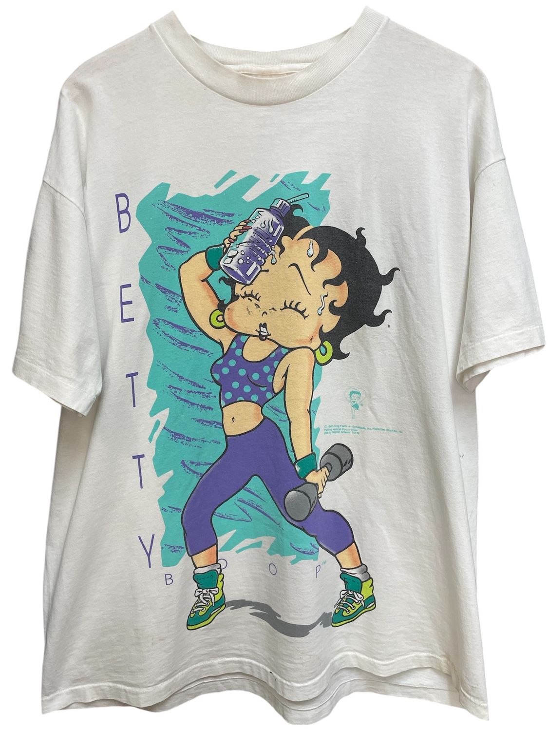 Vintage 1995 Betty Boop Tee Sz XL (Stained)