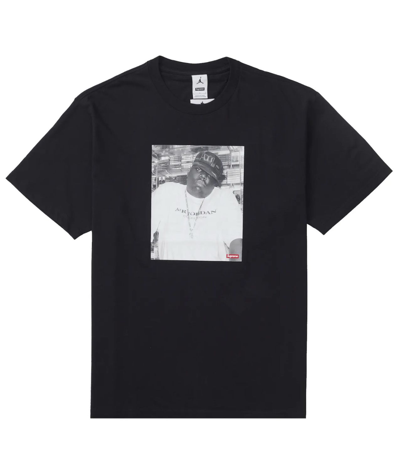 Supreme Jordan Biggie S/S Top Black Sz XL (NEW)