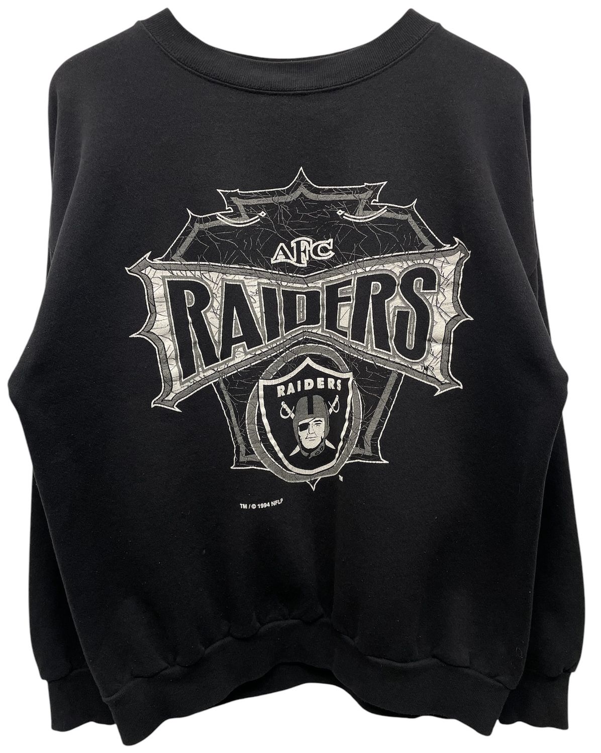 Vintage 1994 AFC Raiders Crewneck Sz XL (RUNS SMALL)