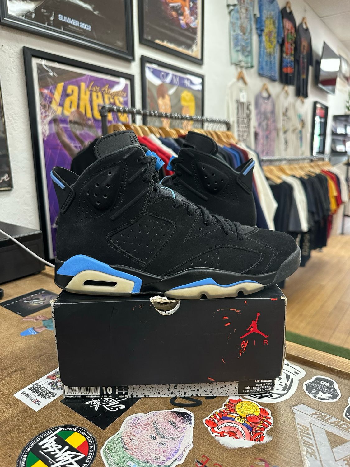2017 Jordan 6 Retro UNC (USED) Sz 10