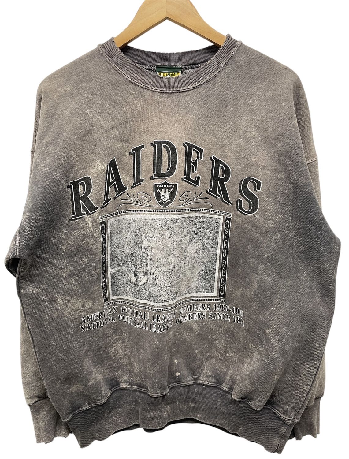 Vintage 90&#39;s Raiders Crewneck Distressed Sz XL