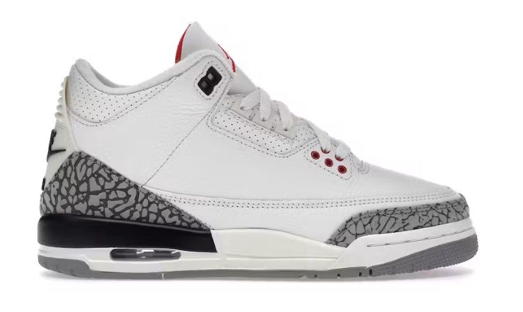 DS Jordan 3 White Cement Reimagined Size 6Y