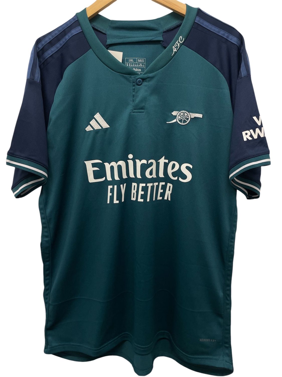 Arsenal 2023/2024 Third Jersey Adidas Sz XXL
