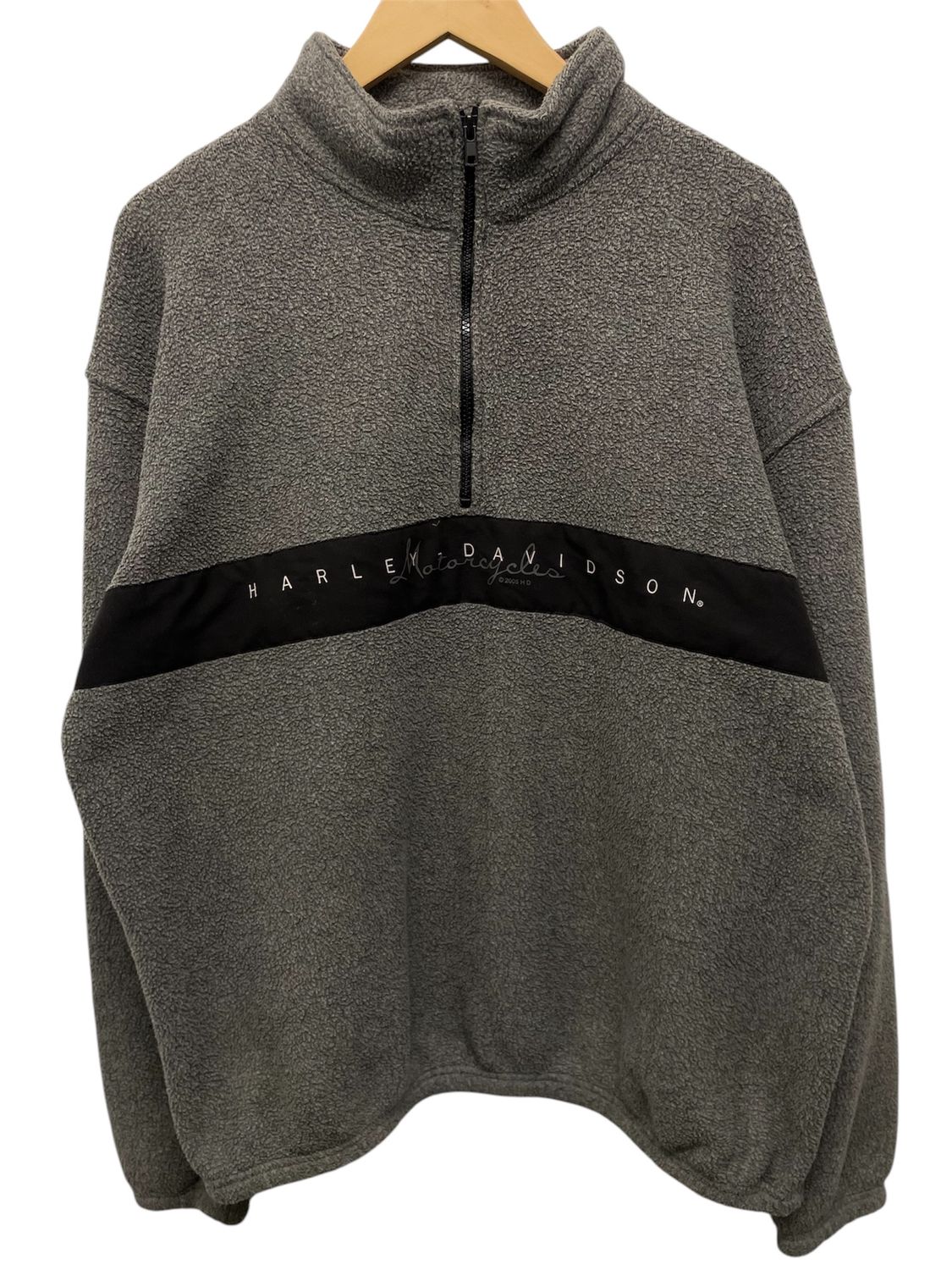 2005 Harley Davidson Quarter Zip-Up Fleece Jacket Sz XL