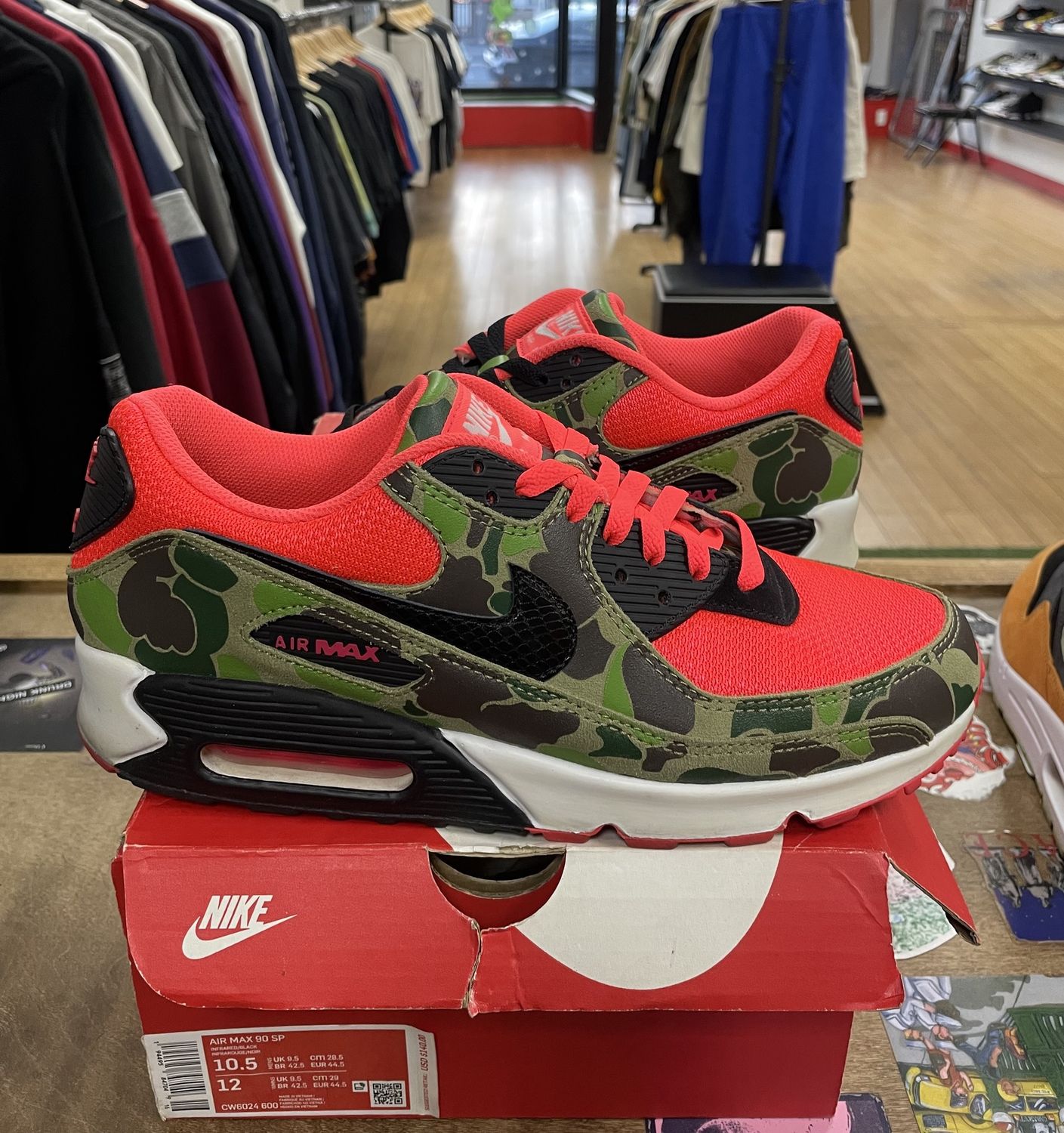 Pre Owned Nike Air Max 90 Reverse Duck Camo Size 10.5