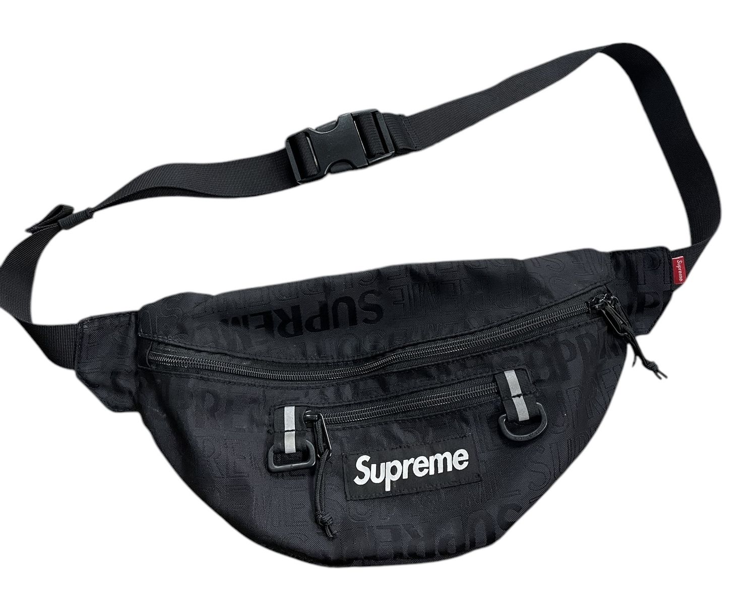Pre Owned Supreme Waist Bag Black SS19