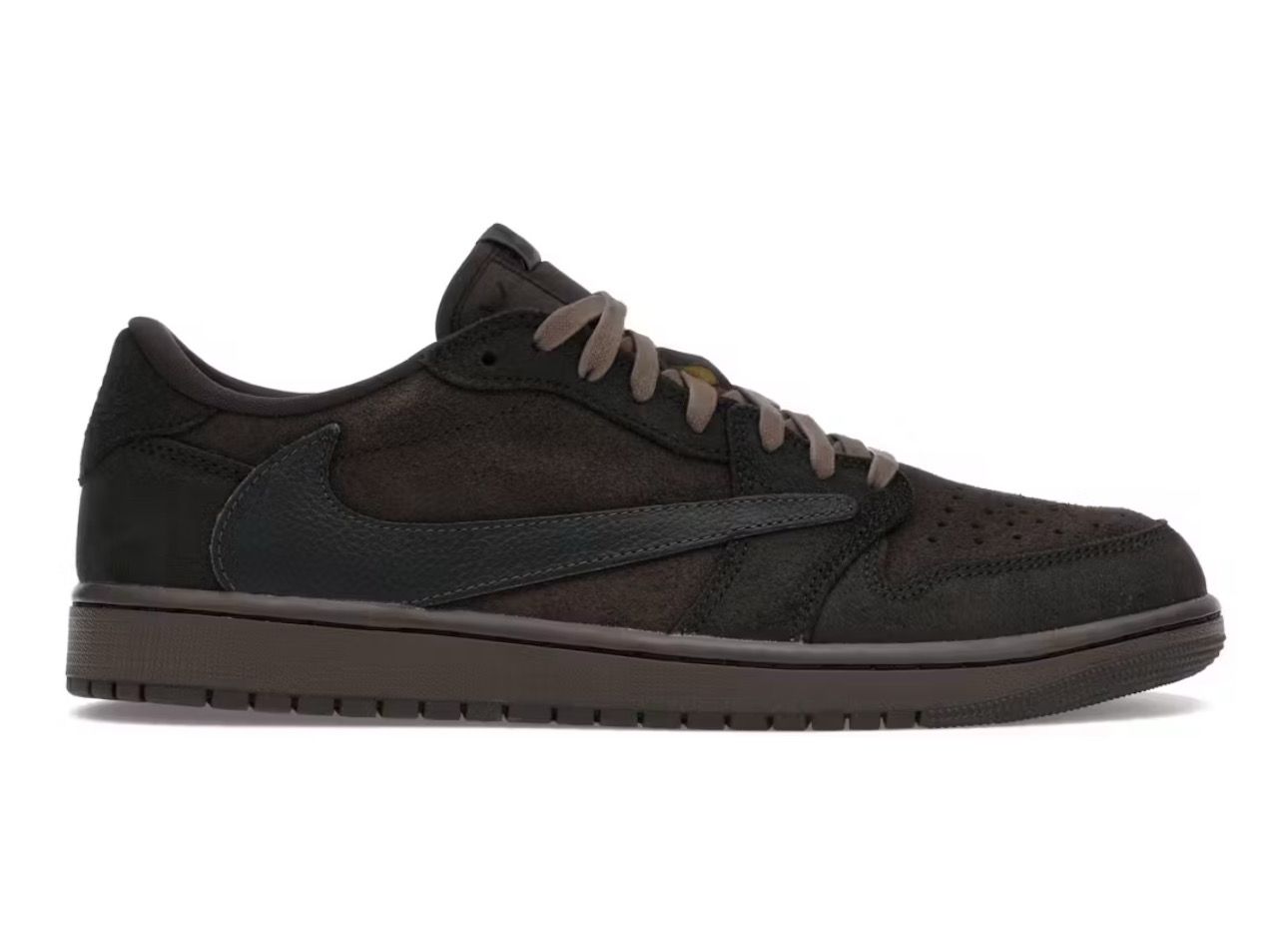 Jordan 1 Retro Low OG SP Travis Scott Velvet Brown Sz 10 (NEW)