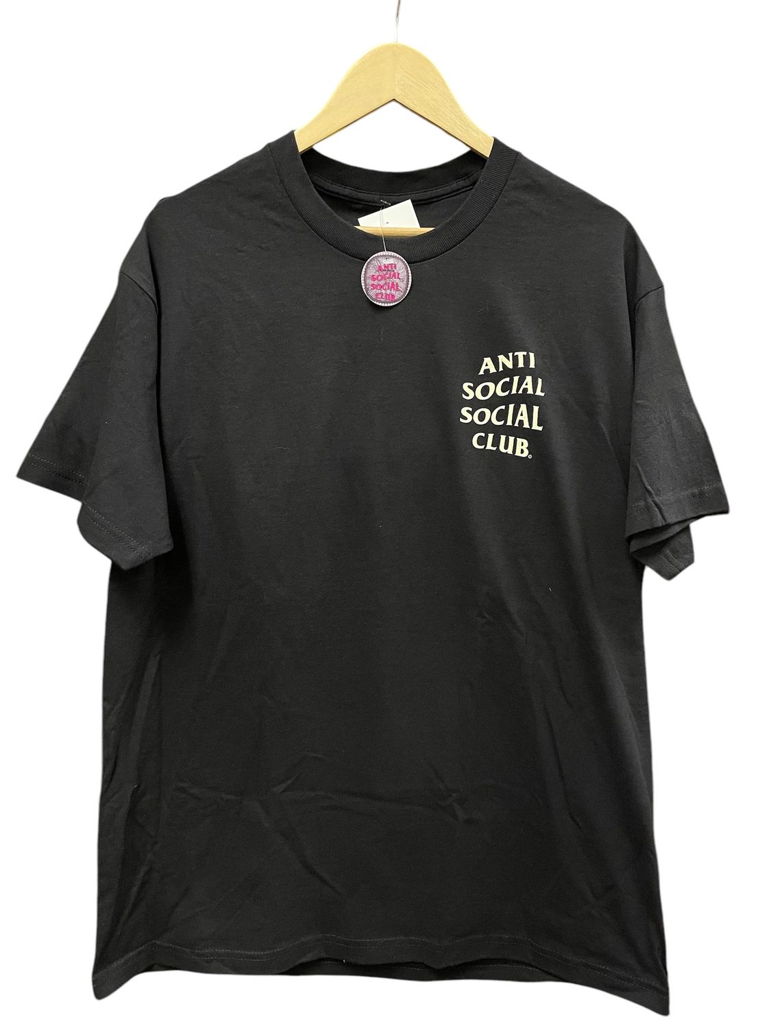 Brand New Anti Social Club Wake Up Tee Black Size L