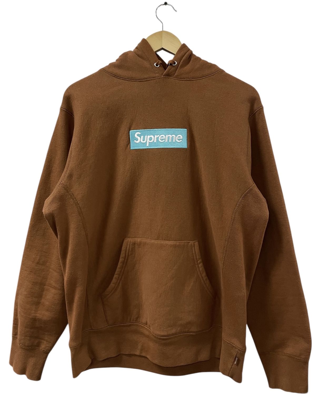 Supreme Box Logo Hooded Sweatshirt (FW17) Rust Size Medium