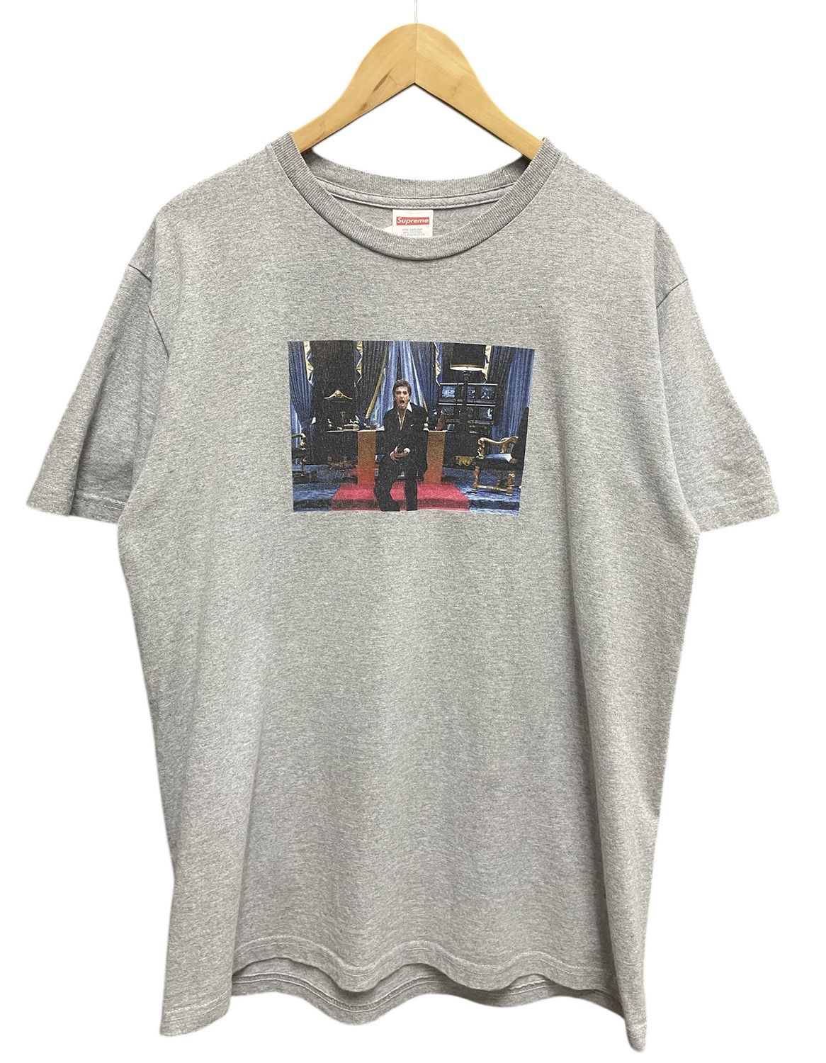 Supreme Scarface Friend Tee Heather Grey Size Medium
