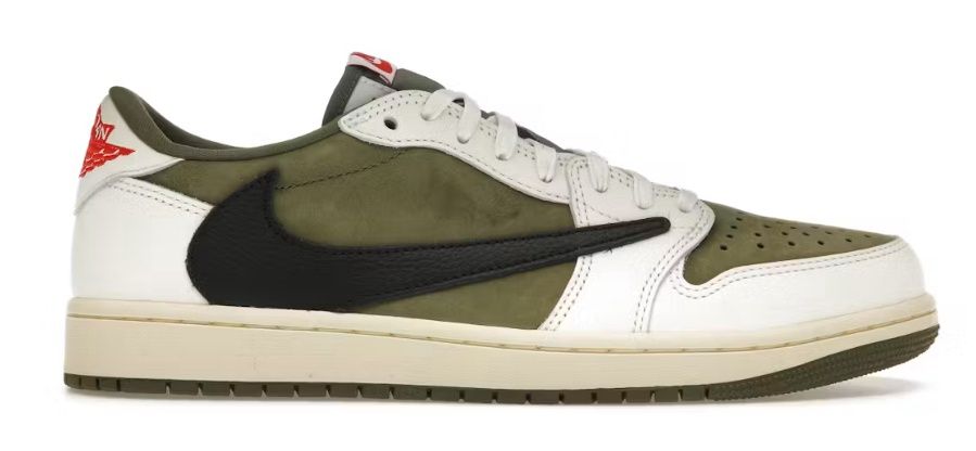 Jordan 1 Retro Low OG SP Travis Scott Medium Olive Size 9.5 (NEW)