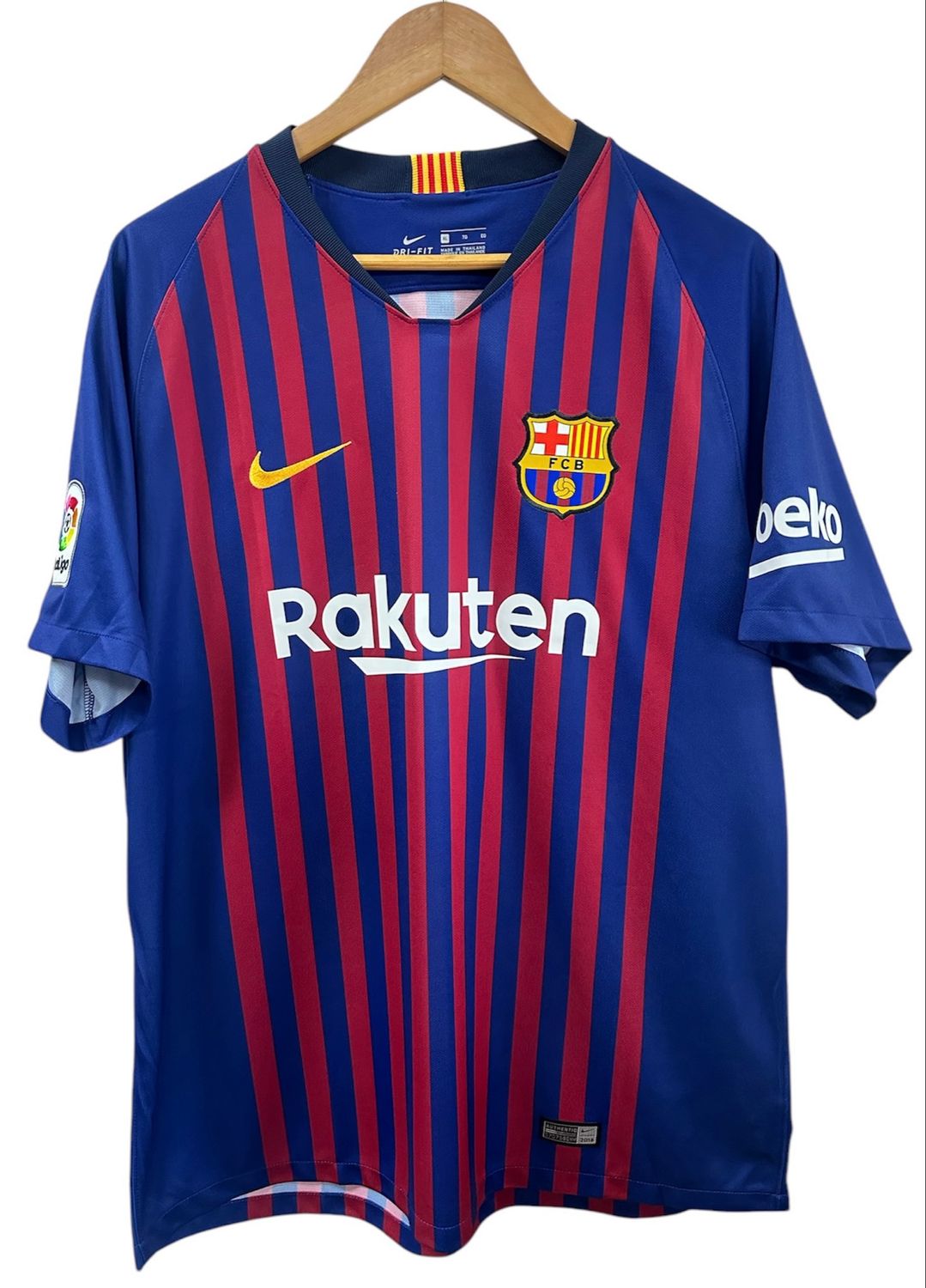 Nike 2018/2019 FC Barcelona Lionel Messi Home Kit Size XL