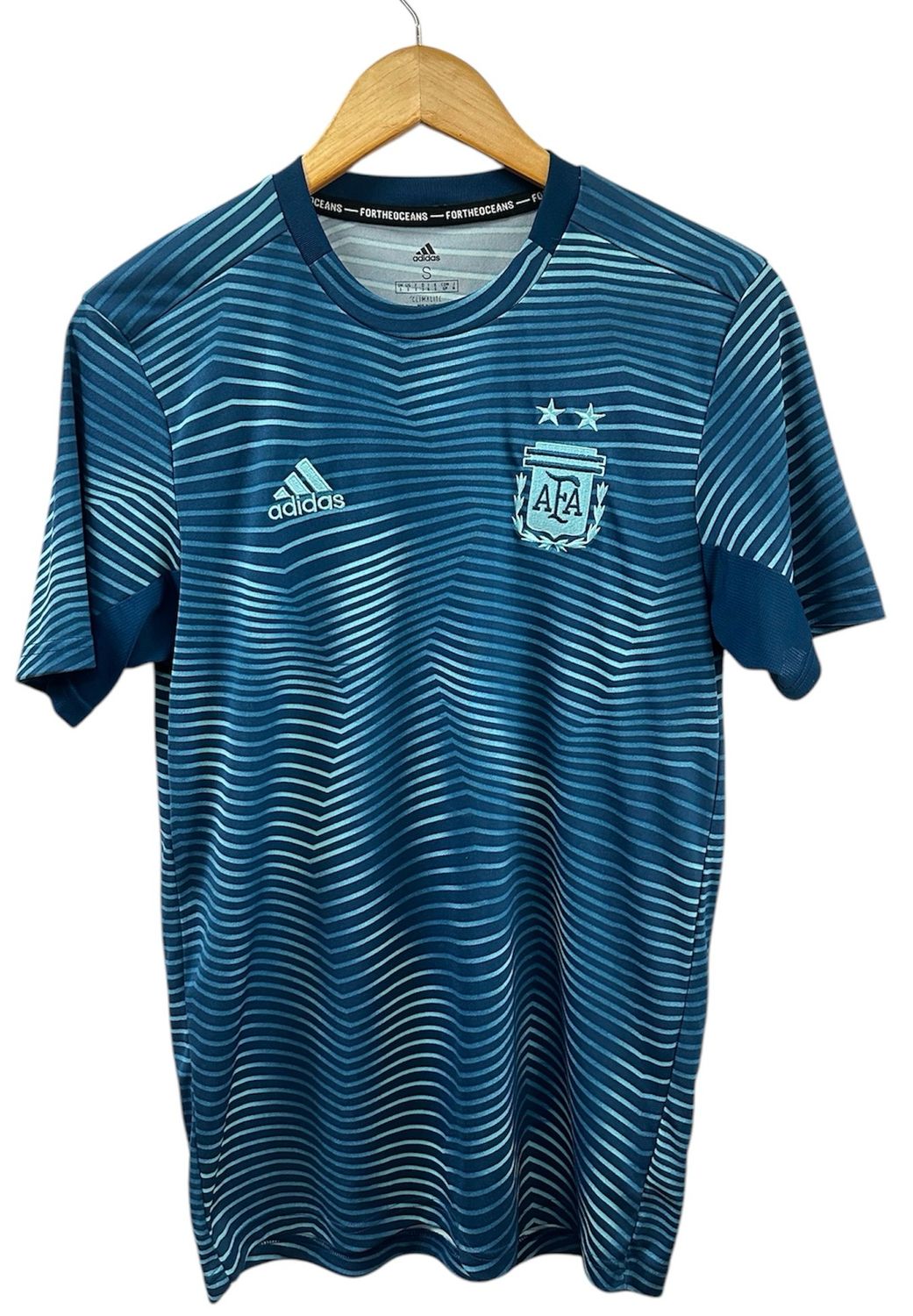 Adidas 2019 Argentina Pre Match Training Jersey Size Small