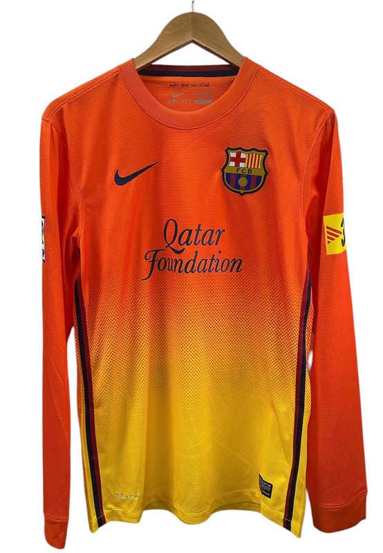 Nike 2012/13 FC Barcelona Away Long Sleeve Jersey (NEW) Size Small