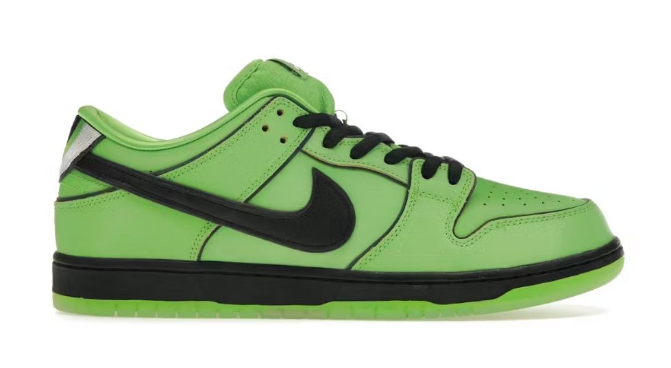 Nike SB Dunk Low The Powerpuff Girls Buttercup Size 7 (NEW)