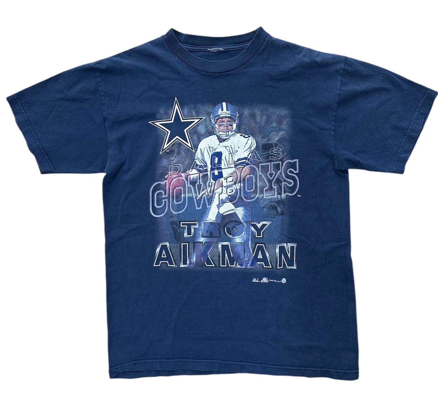 1997 Troy Aikman Cowboys Tee Size Large