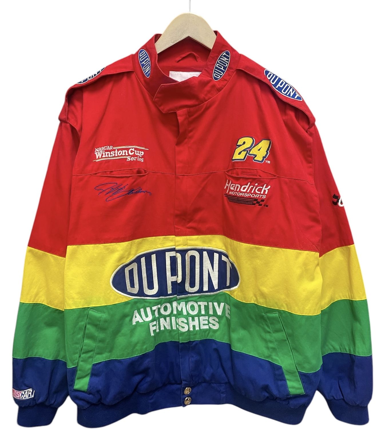 90&#39;s Jeff Gordon Dupont Nascar Jacket Size XL