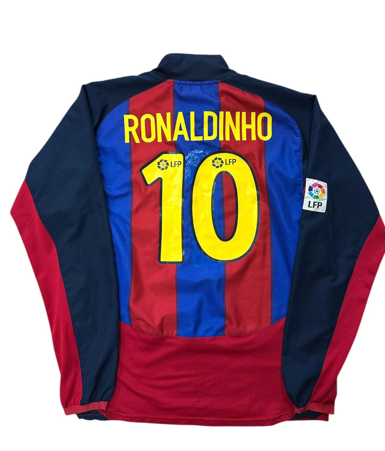 Nike 2003/2004 Nike FC Barcelona Ronaldinho Long Sleeve Jersey Size XL
