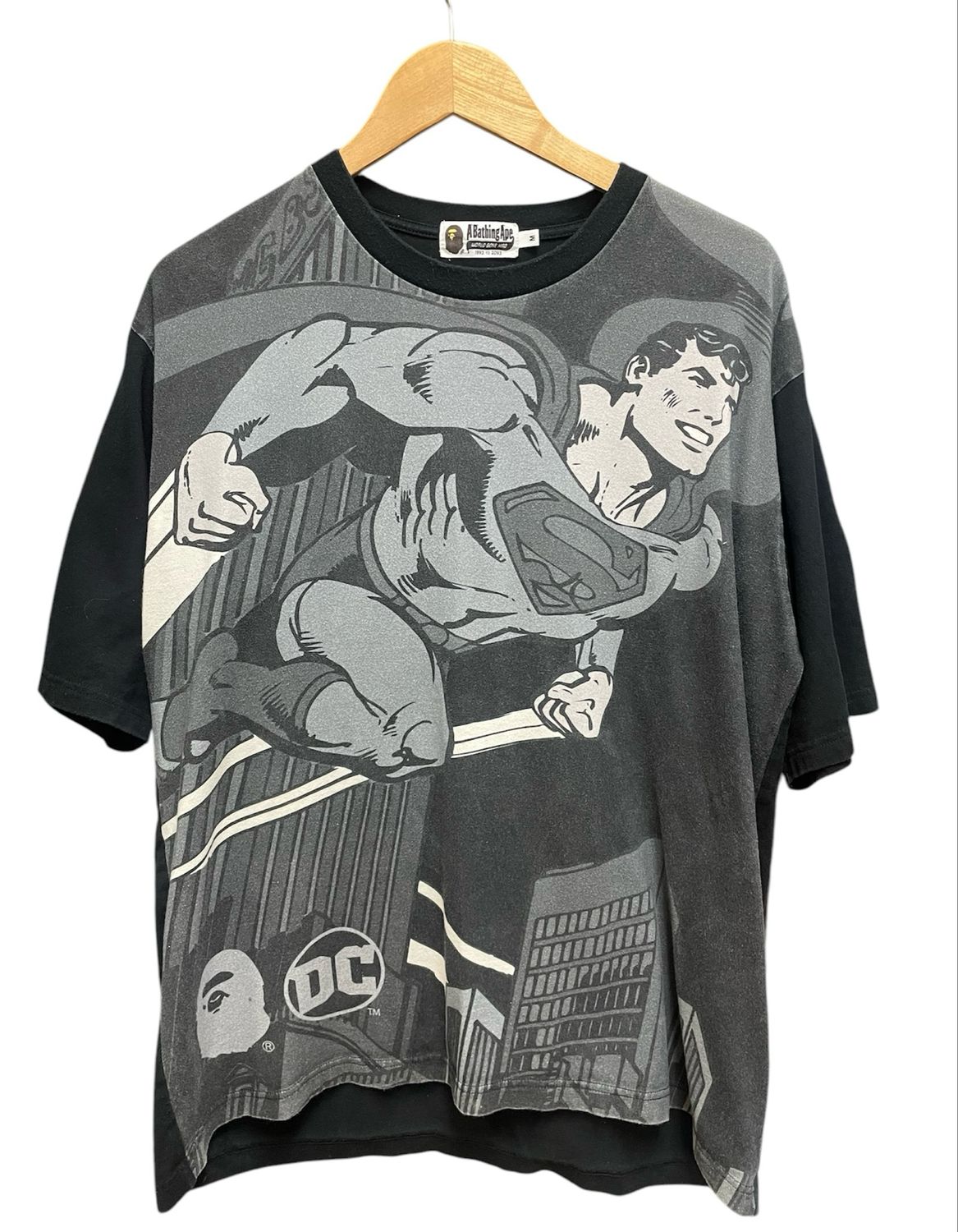 BAPE x DC Superman Relaxed Tee Size M