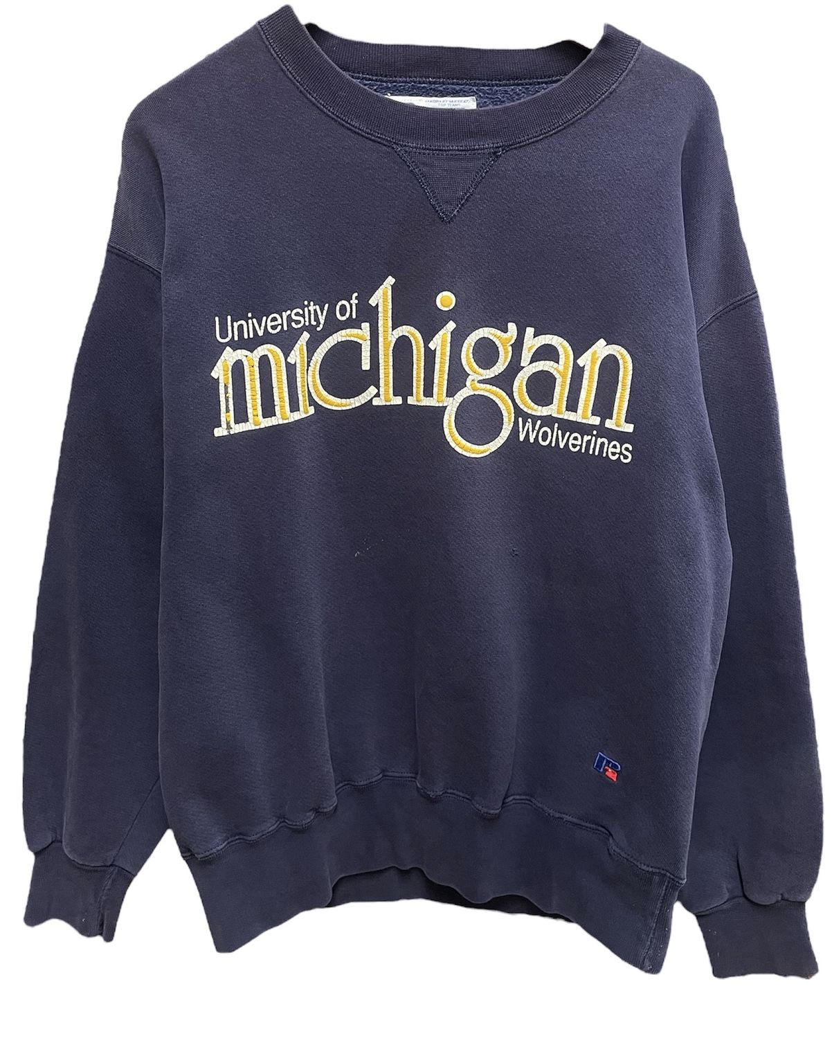 90&#39;s Russell Michigan wolverines Crewneck Size Large