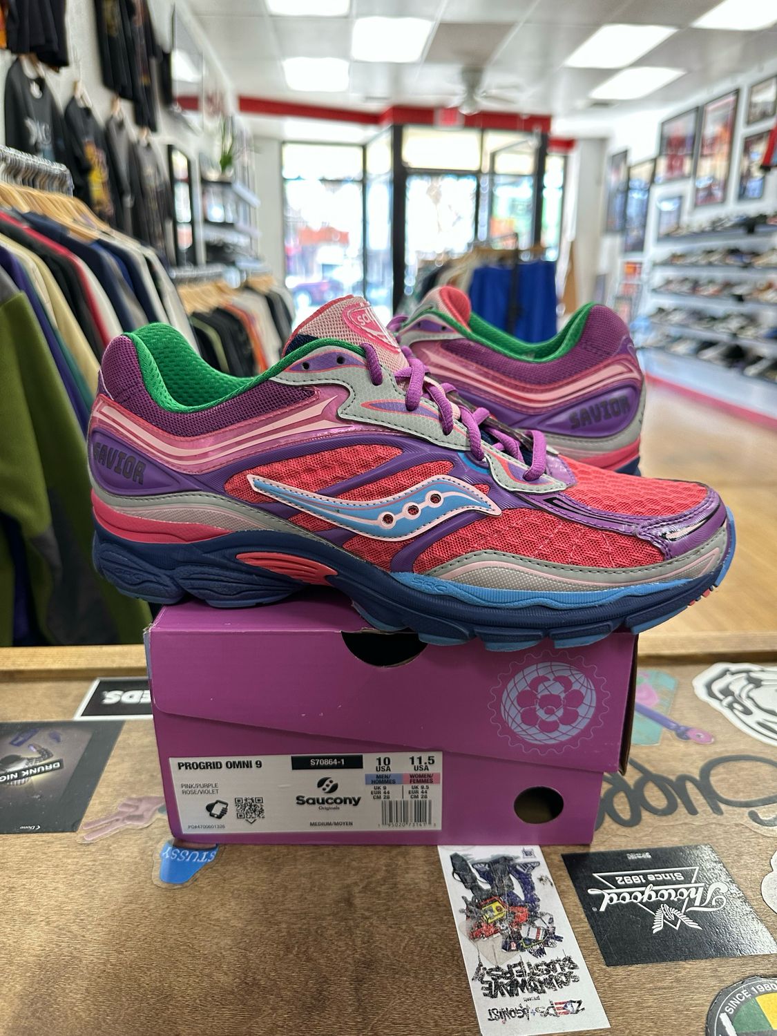 Saucony ProGrid Omni 9 Jae Tips To Do List Pink Size 10 Pre-Owned