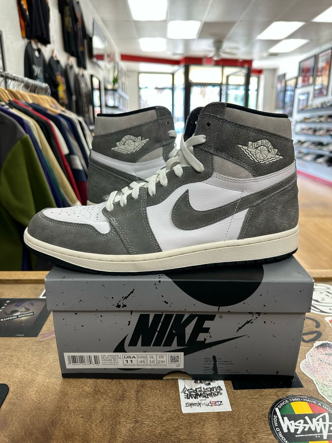 Jordan 1 Retro High OG Washed Black Size 11 Pre-Owned