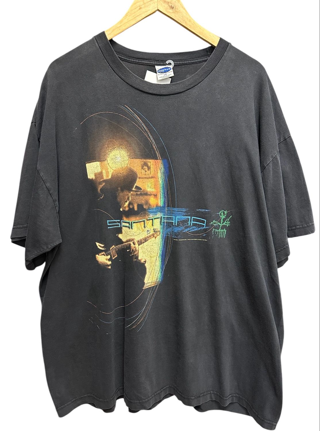 Vtg 2002 Santana All Is One Tour Tshirt Size XXLarge