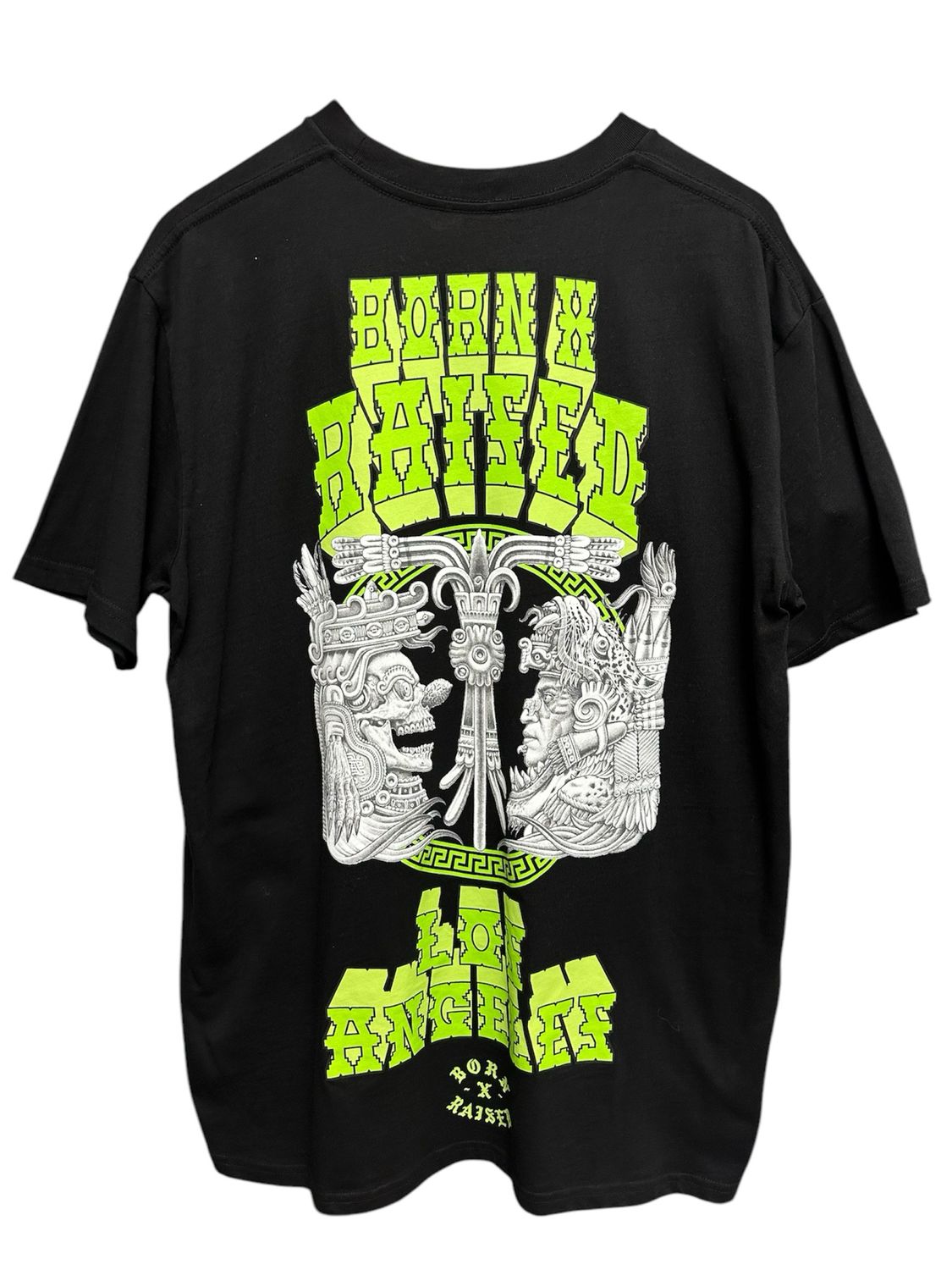 Born X Raised Los Angeles Aztec Tshirt Size Large