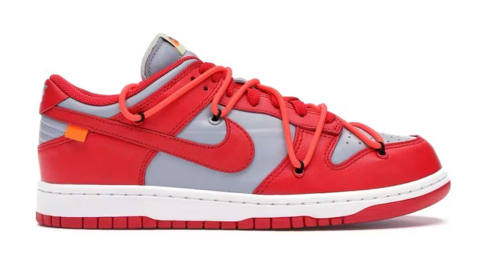 DS Nike Dunk Low Off-White University Red Size 13