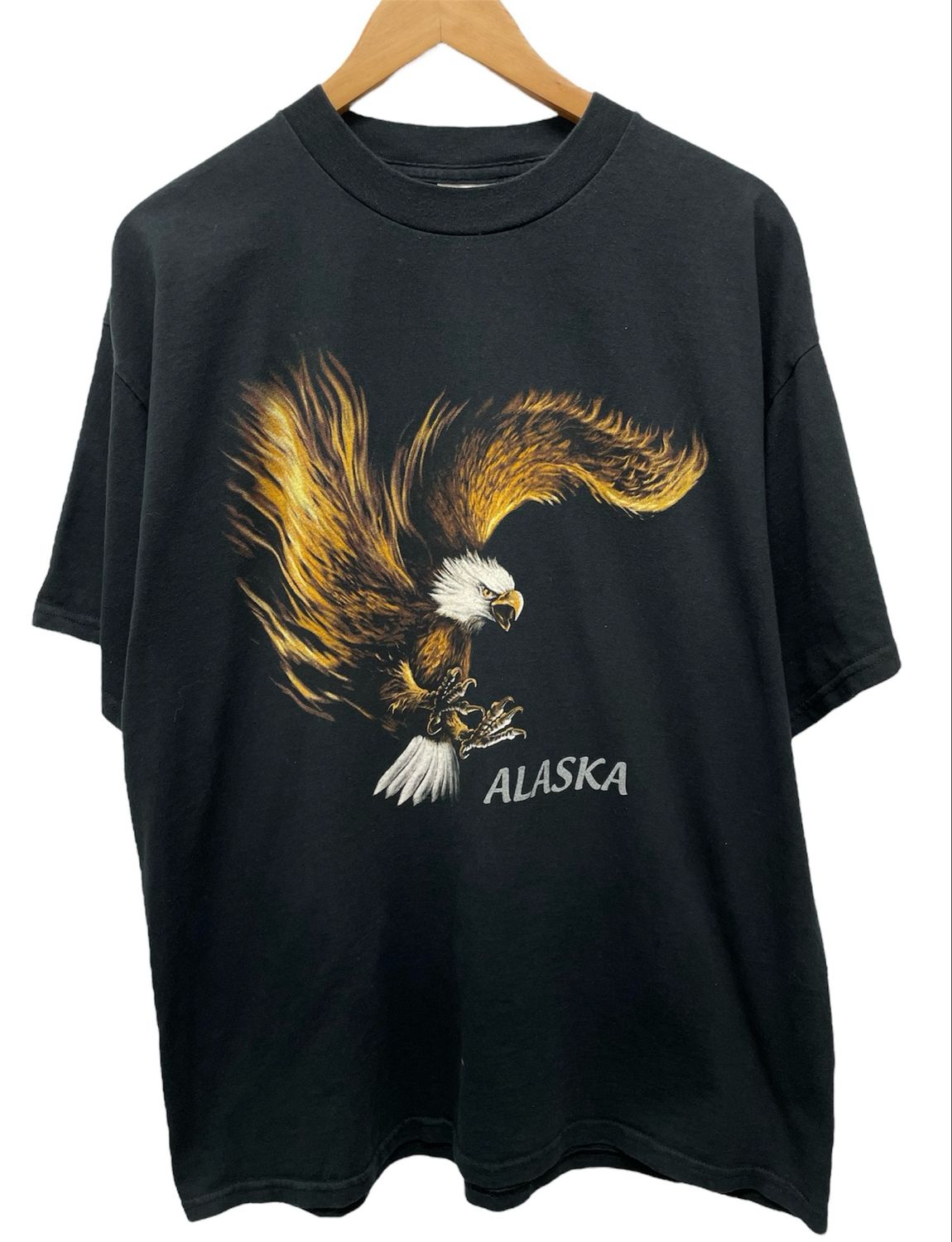 Vtg Alaska Eagle Tee Size XL