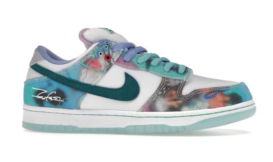 Nike SB Dunk Low Futura Laboratories Bleached Aqua Size 8 Brand New