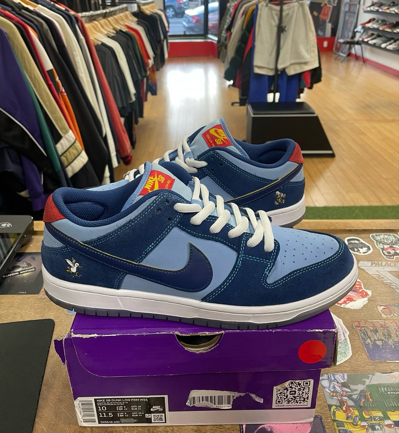 Pre Owned Nike SB Dunk Low Pro Why So Sad? Size 10