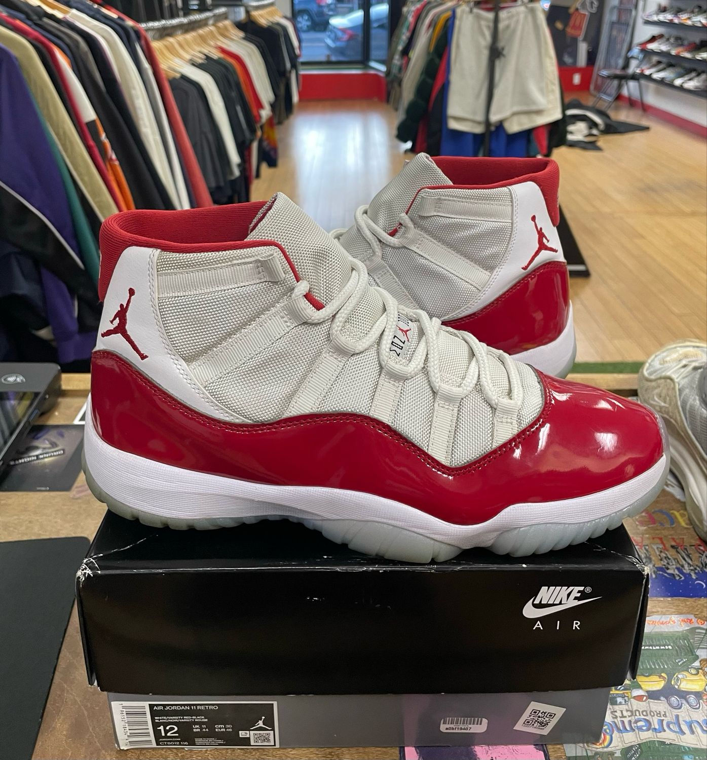 Pre Owned Jordan 11 Retro Cherry (2022) Size 12