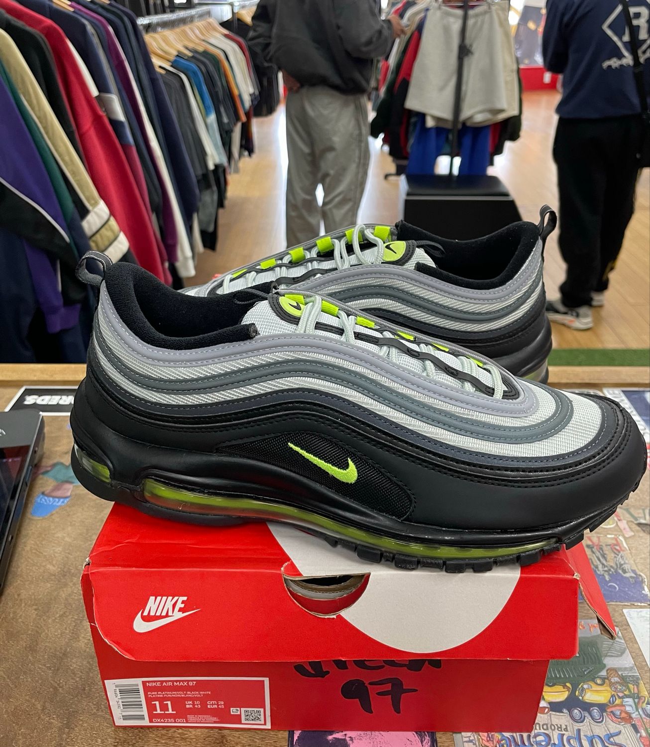 Nike Air Max 97 Icons Neon 95 Size 11 (Tried-On)