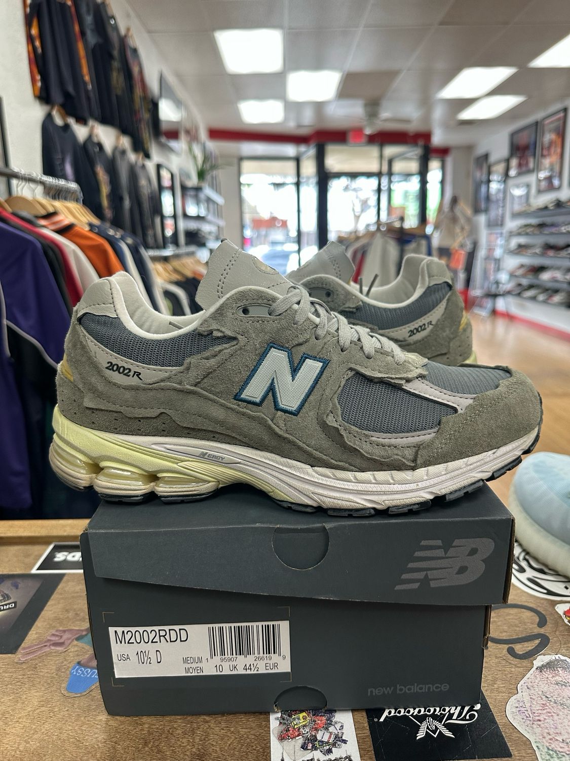 New Balance 2002R Protection Pack Mirage Grey Size 10.5
