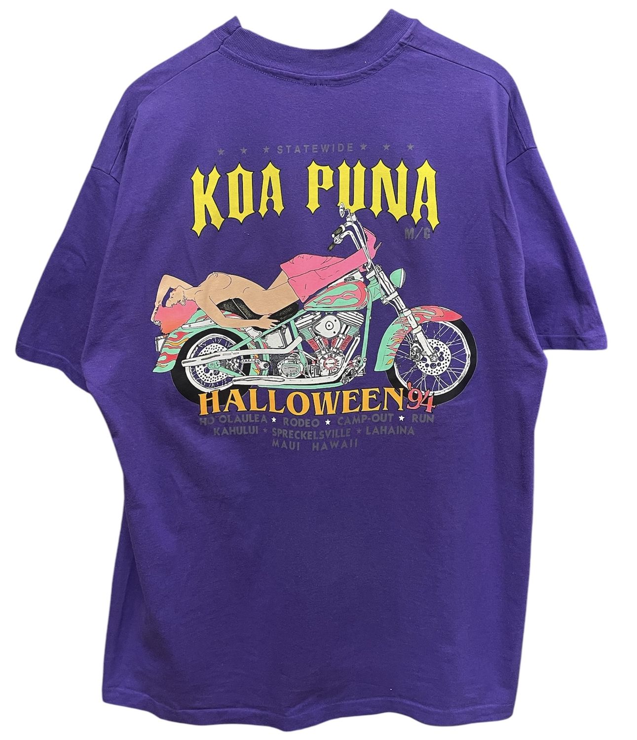 1994 Koa Puna MC Halloween Tee Size XL