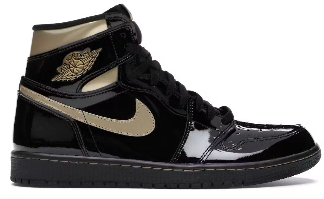 Jordan 1 Retro High Black Metallic Gold (2020) Size 7.5 (NEW)