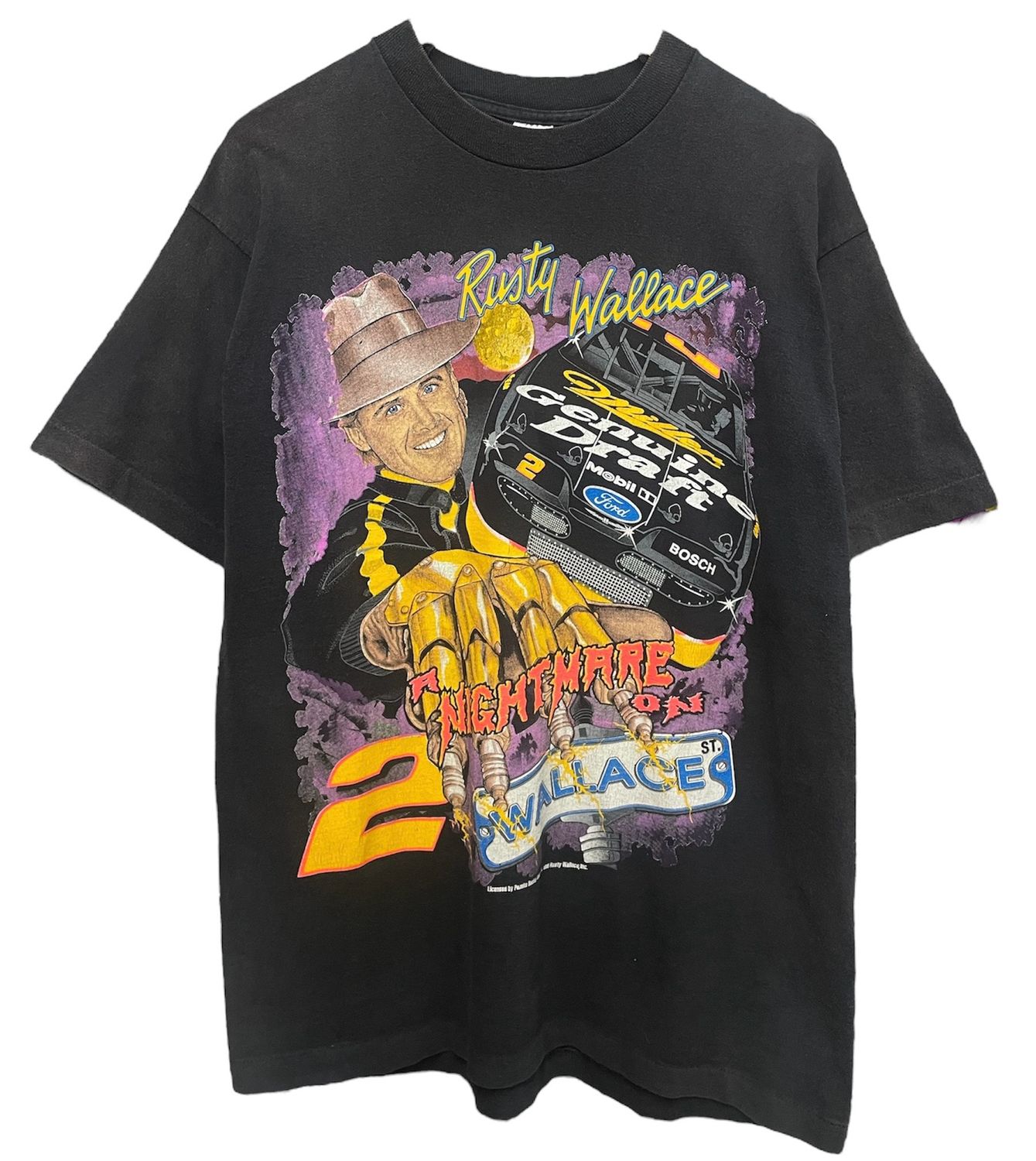 1995 Rusty Wallace Nightmare On Wallace St Tee Size Large