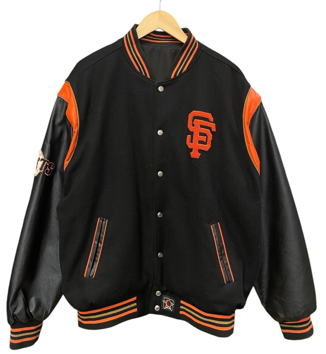 Early 00&#39;S SF Giants Jeff Hamilton Reversible Jacket Size Large