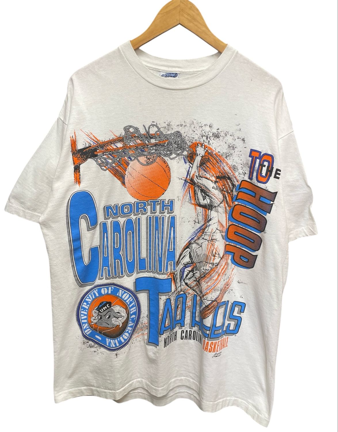 90&#39;s Capitol Graphics UNC Tarheels Tee Size XL