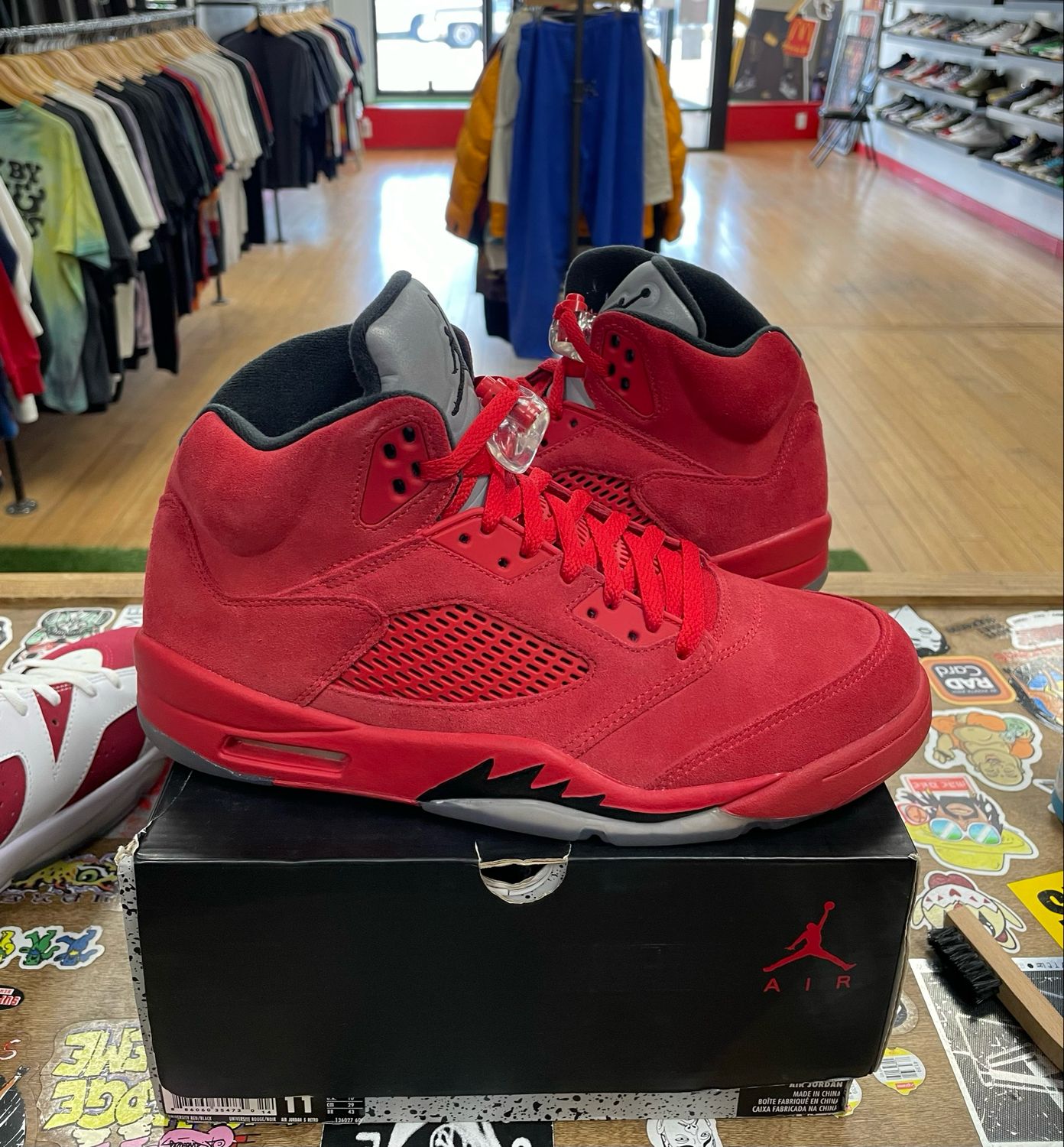 Jordan 5 Retro Red Suede Size 11 (WORN)